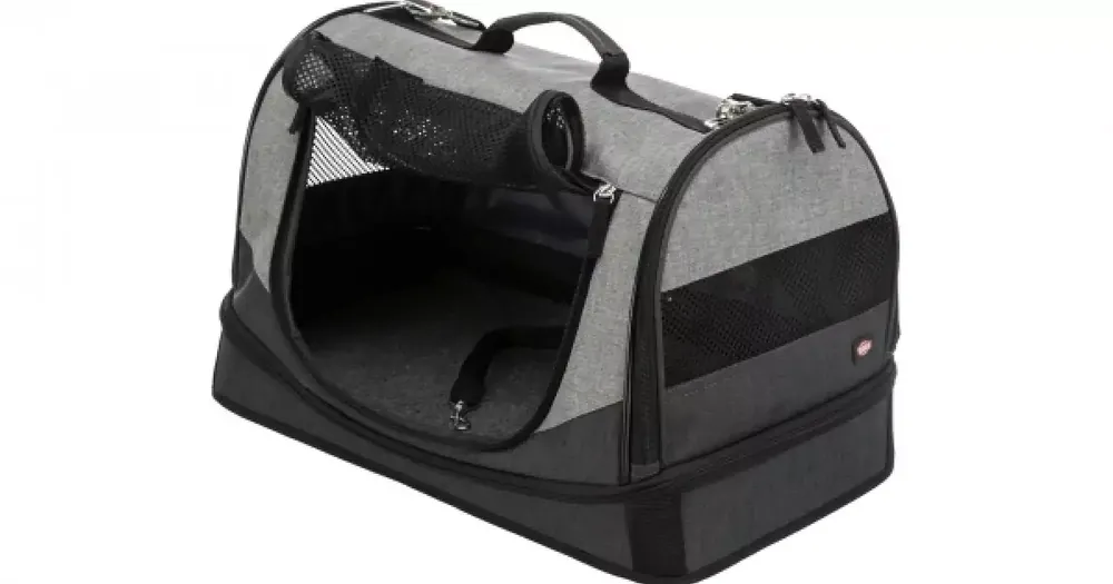 Objednat Nyní Transportní taška-pelíšek HOLLY 50x30x30 cm nylon,černo/šedá (max 15kg)