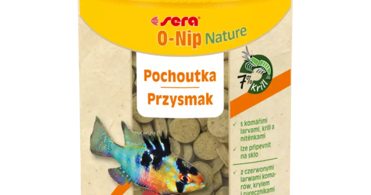 SERA O-Nip Nature 100 ml 100 Tabs (60 g) Nejprodávanější