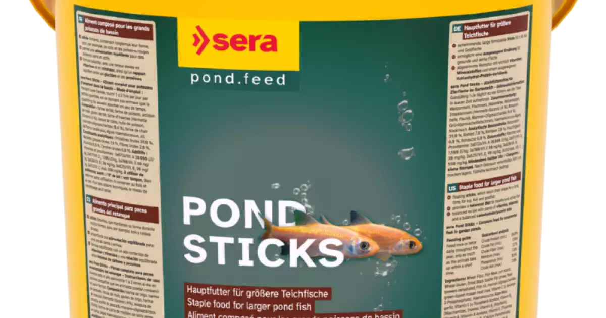 SERA Pond Sticks 10 L (1,8 kg) Novinka
