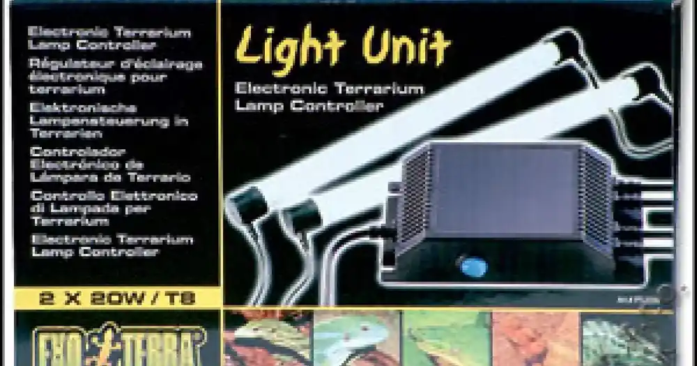 Objednat Nyní ExoTerra Light Unit Glomat 2 x 20W T8 (1ks)