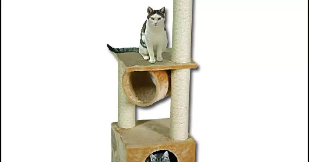 Odpočívadlo Magic Cat Tamara béžové 36x36x109cm Super Cena