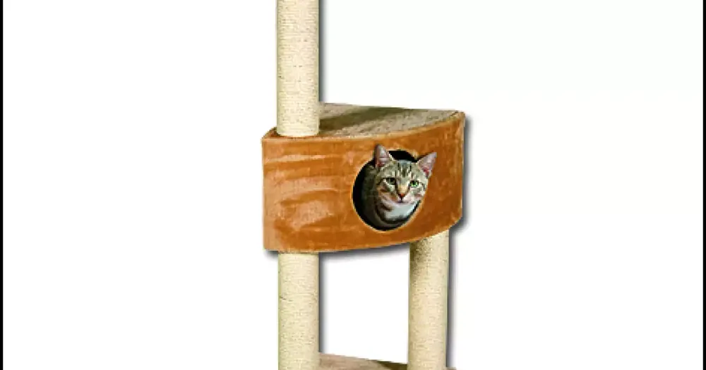 Odpočívadlo Magic Cat Irena béžové 35x35x109cm Dokud Zásoby Vydrží