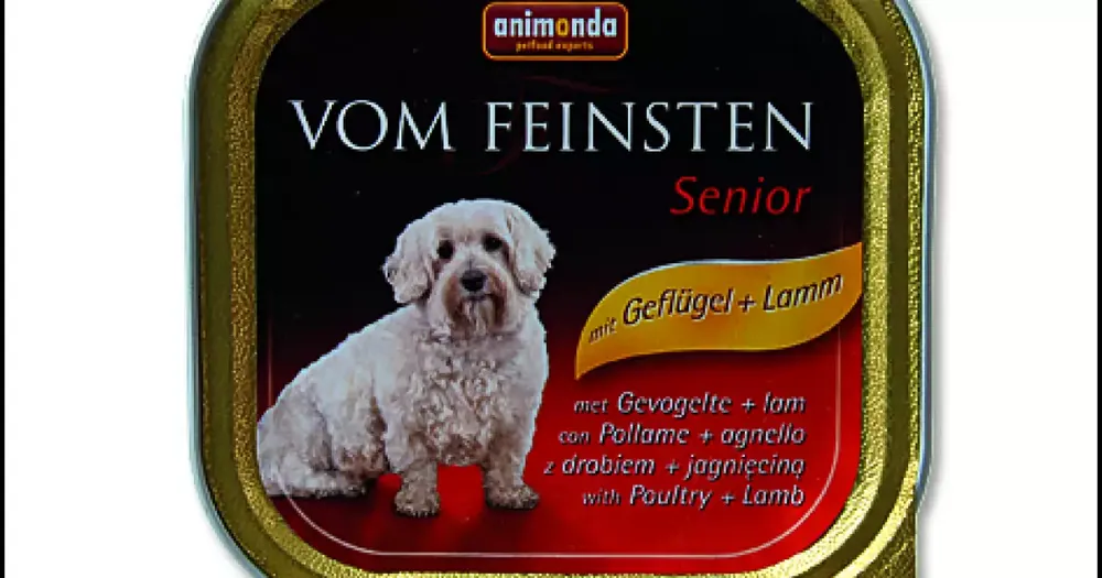 Paštika Animonda Vom Feinstein Senior kuře a jehně 150g Oblíbený
