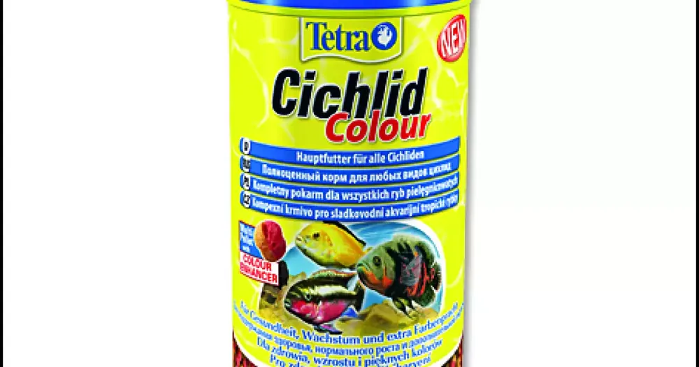 Levný Krmivo Tetra Cichlid Colour Pellets 500ml