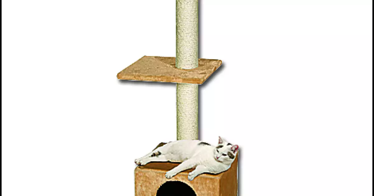 Odpočívadlo Magic Cat Alexia béžové 35x35x109cm Oblíbený