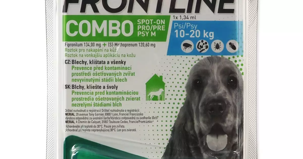 Pipeta Frontline Combo spot-on M 1x1,34ml ! Akční Nabídka