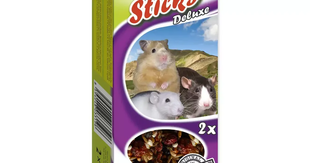 Akční Cena Tyčinka Avicentra Deluxe malý hlodavec, s lesním ovocem 2ks