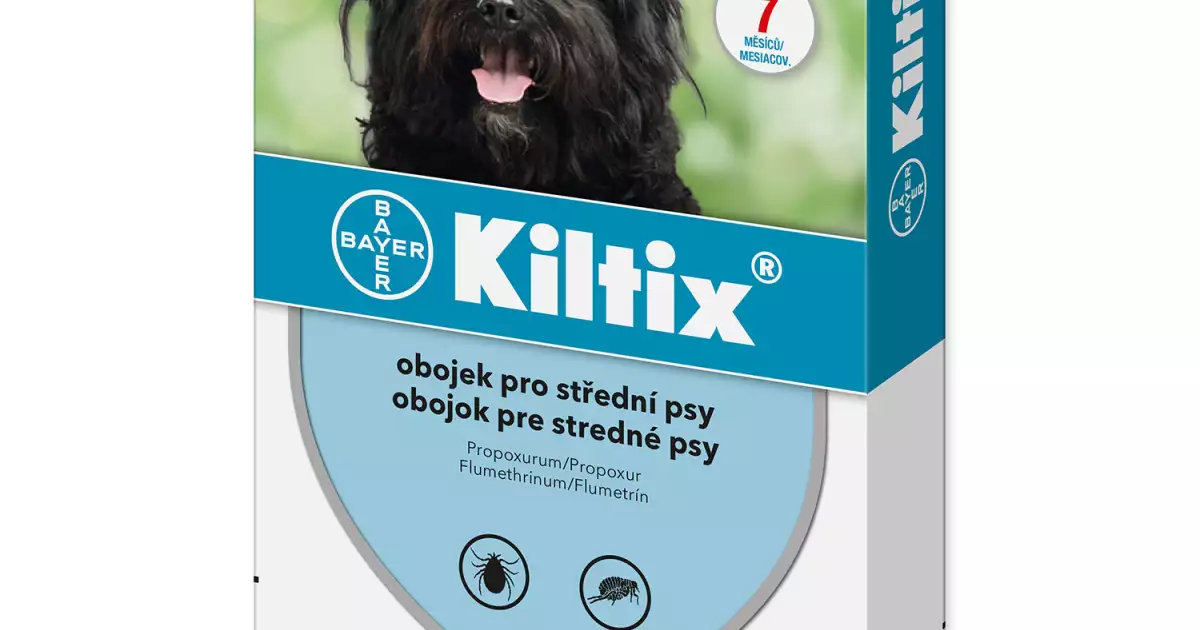 Must-Have Obojek Kiltix antiparazitní 53cm !