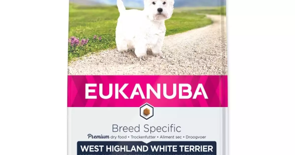 Víkendová Akce Krmivo EUKANUBA West High. White Terrier 2,5kg
