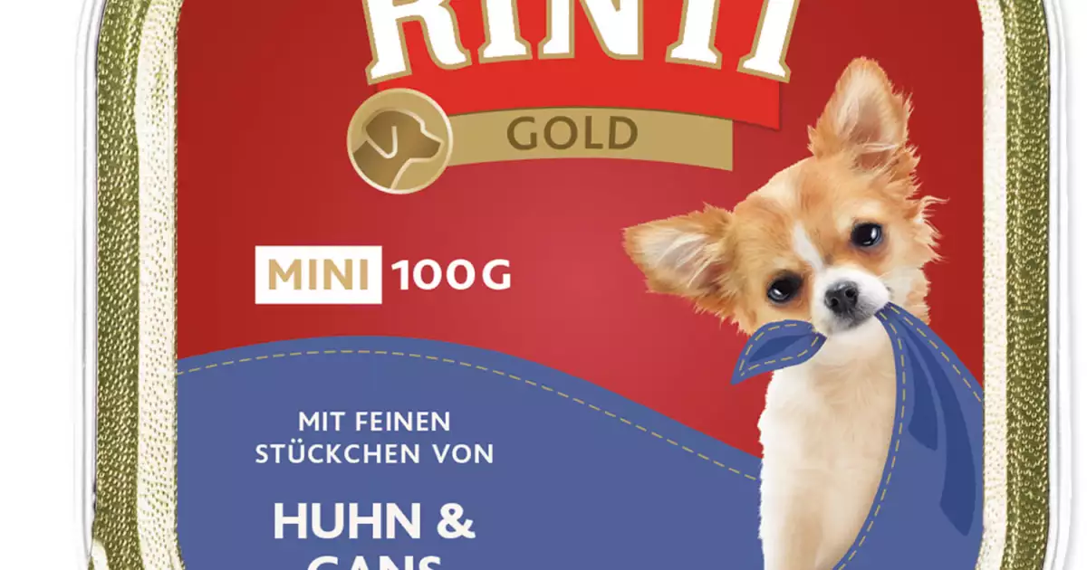 Tovární Cena Vanička Rinti Gold Adult Mini kuře a husa 100g