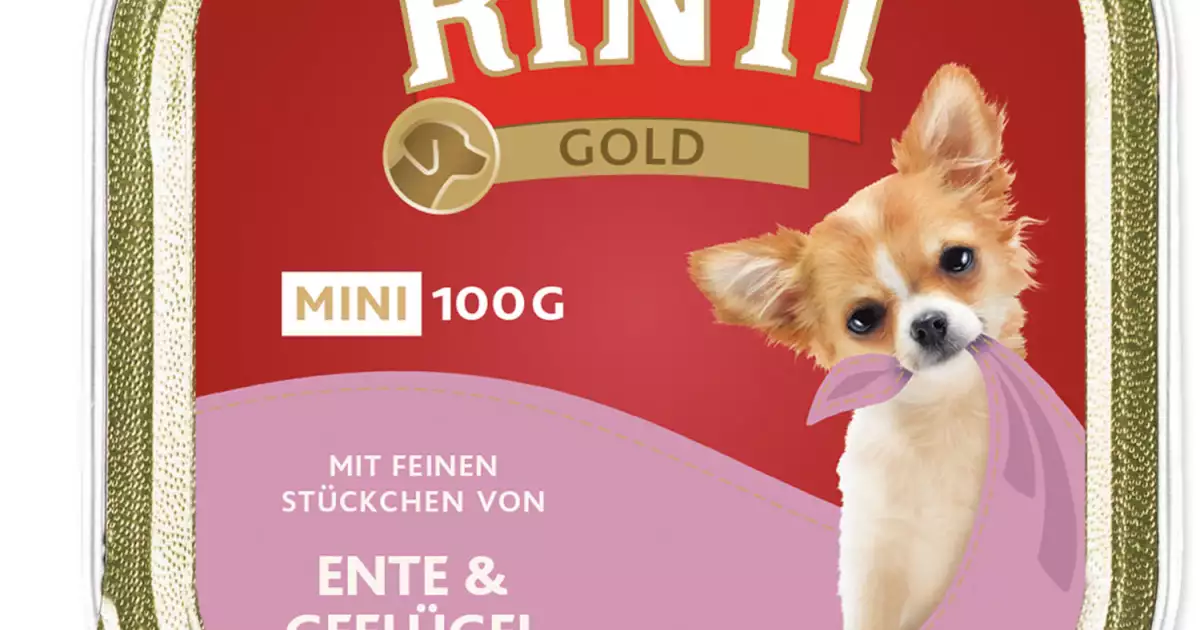 Cenový Hit Vanička Rinti Gold Adult Mini kachna a drůbež 100g