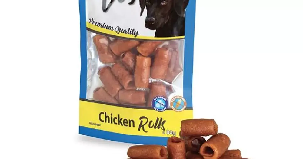 KIDDOG kuřecí trubičky řezané 80 g Nakupujte Hned