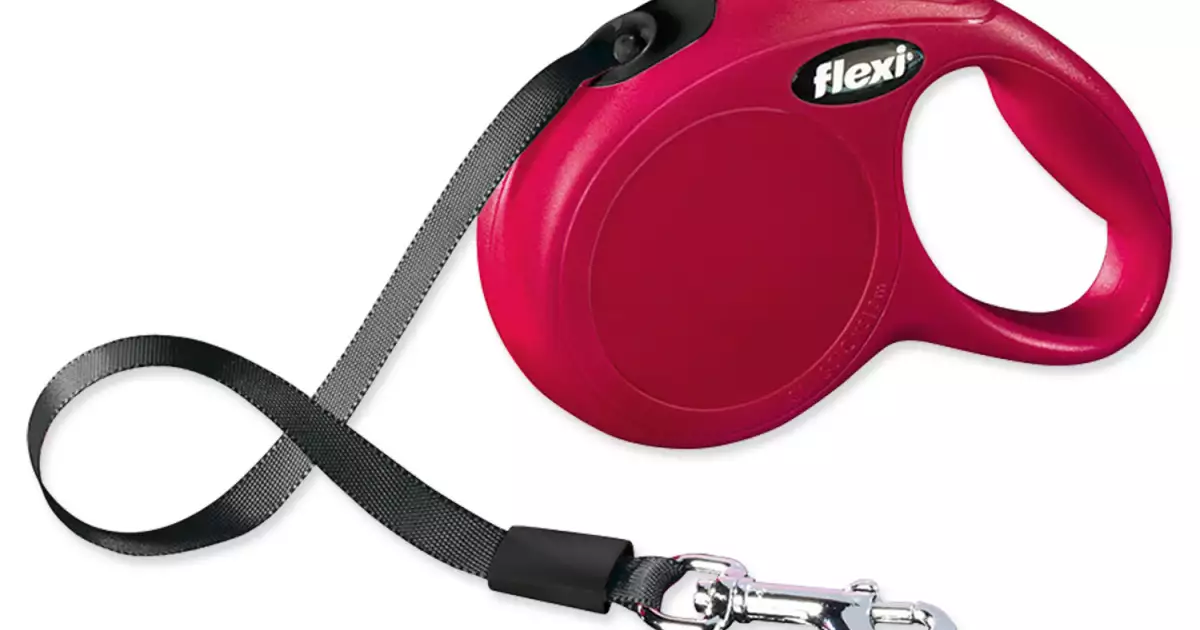 Vodítko Flexi Classic New páska XS červené 3m Pouze Dnes