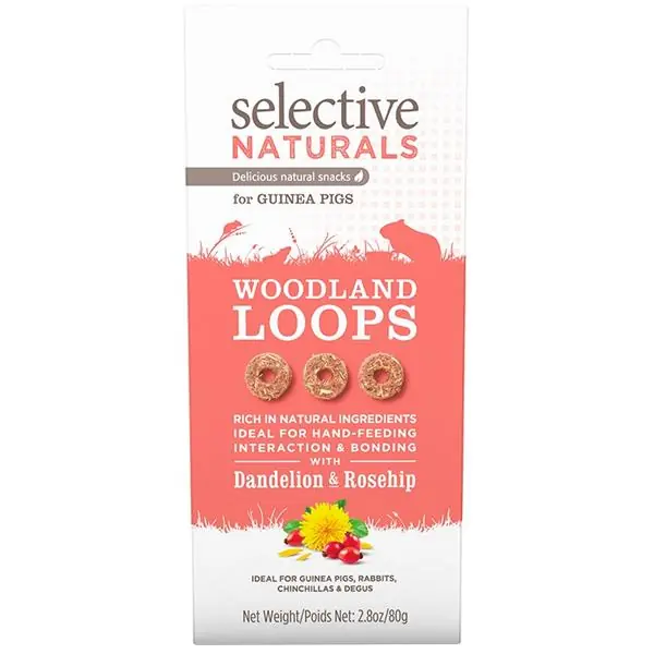 Časově Omezené Supreme Selective Naturals snack Woodland Loops 80 g