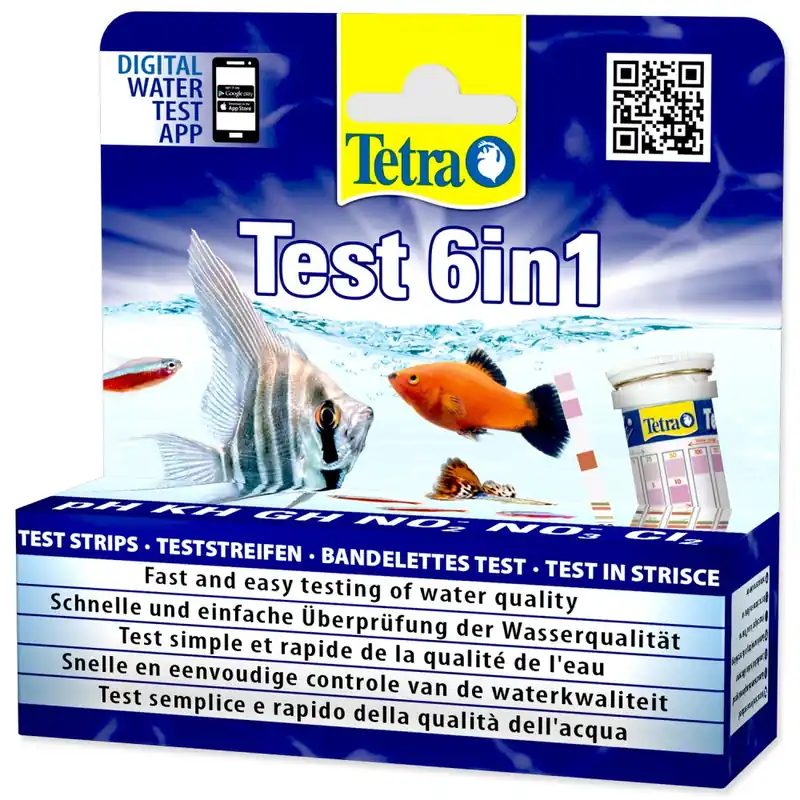 Tetra Test 6v1 prúžky k testu vody 25 ks Značkový