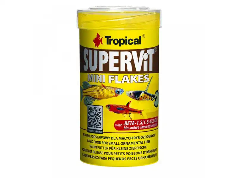 TROPICAL- Supervit Mini Flakes - Velikost balení 250 ml Levný