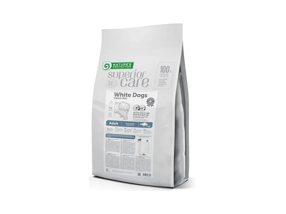 Nature‘s Protection Superior Care Dog Dry White Dogs Large Breeds Grain Free White Fish 10 kg Levný