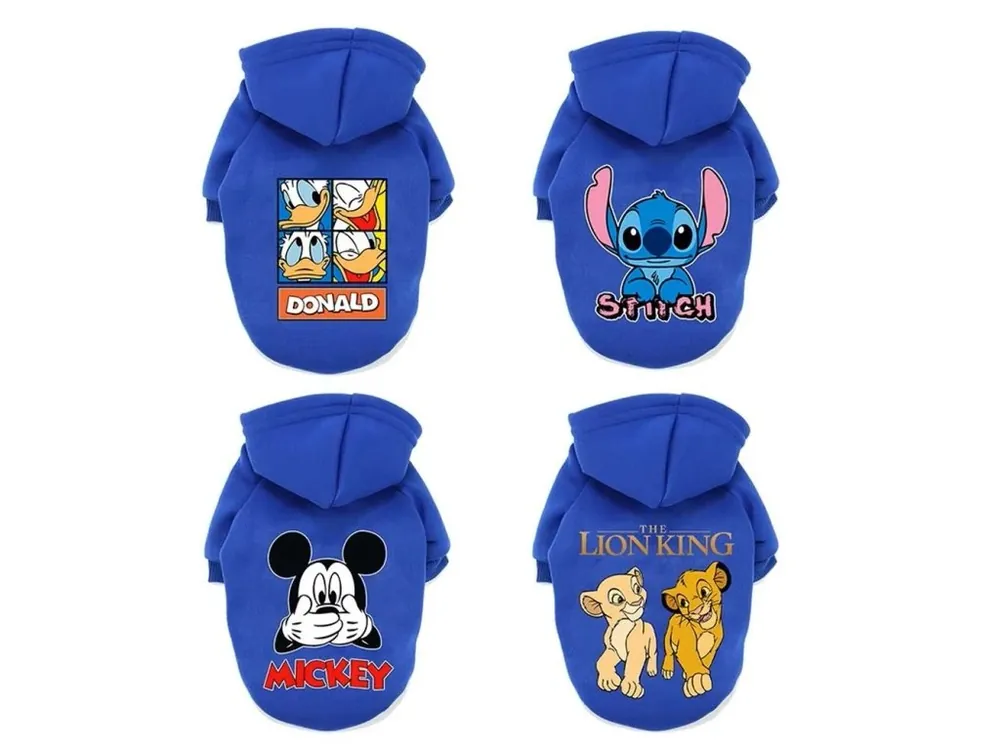Akční Nabídka Designový zimní overal (mikina) pro malá a střední plemena psů (Mickey, Minnie, Donald)