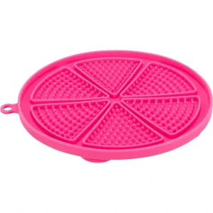 Lick´n´Snack KRUH s přísavkami - podložka k pomalému krmení, 18 cm, TPR/plast, růžová Koupit Online