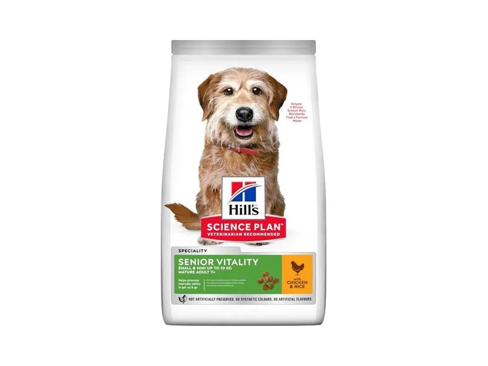 Přímo Od Výrobce Hill‘s Science Plan Canine Mature Adult 7+ Senior Vitality Small & Mini Chicken 6 kg