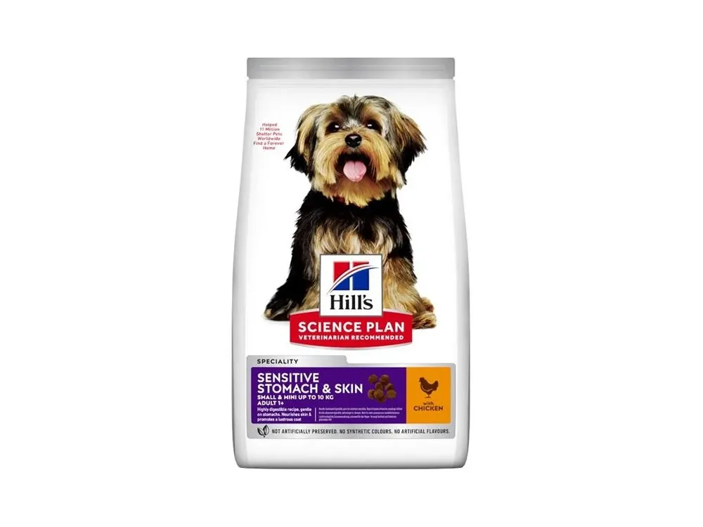 Hill‘s Science Plan Canine Adult Sensitive Stomach & Skin Small & Mini Chicken 1,5 kg Kup Teď