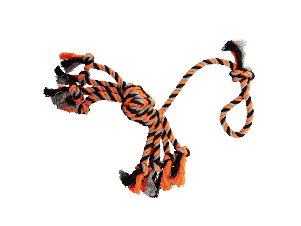 Nejprodávanější Přetahovadlo SPIDER HipHop Dog s 11 rameny 51 cm / 150 g šedá, tmavě šedá, oranžová