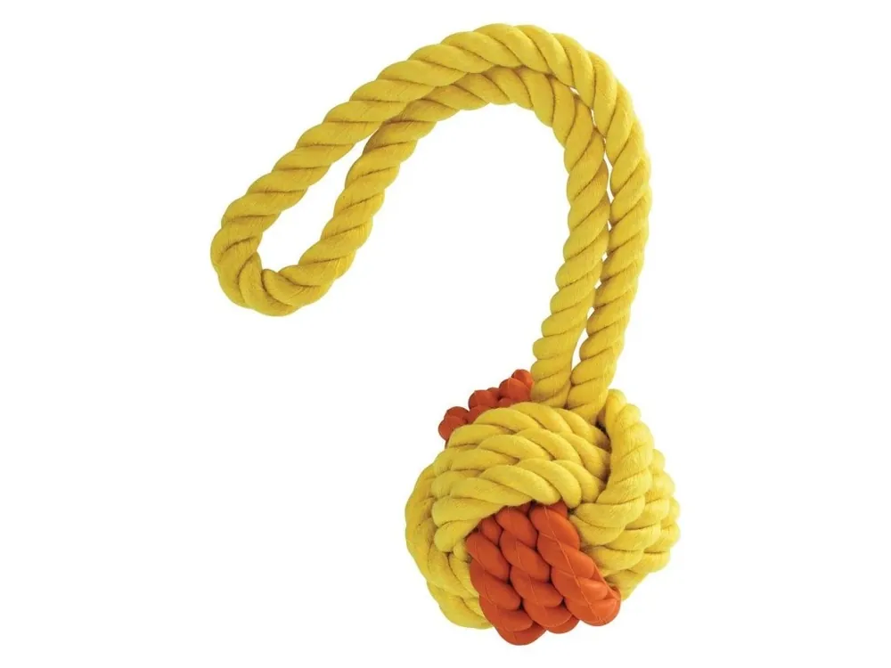 Značkový Kombinovaný Monty míč přírodní guma a ba vlna s poutkem HipHop (ø 6,5 cm/ 24 cm)