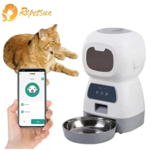 Zlevněný Chytrý dávkovač krmiva (s automatickým plánovačem jídla) a mobilní aplikací