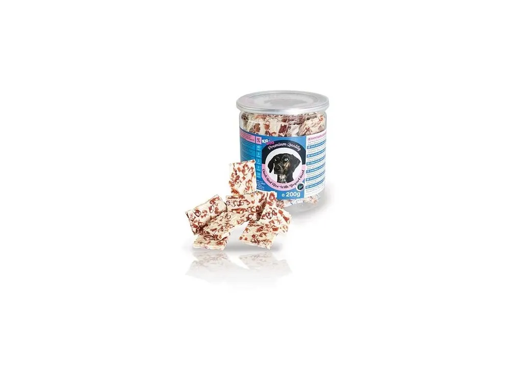 KIDDOG kachní masíčko s rýží a jogurtovou náplní - PREMIUM QUALITY 200 g dóza Značkový
