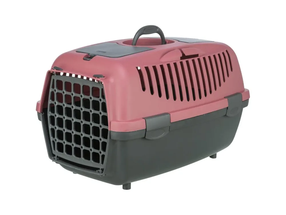 Transportní box CAPRI II, XS-S 37x34x55cm (max. 8kg), tmavě šedá/starorůžová Cenový Hit