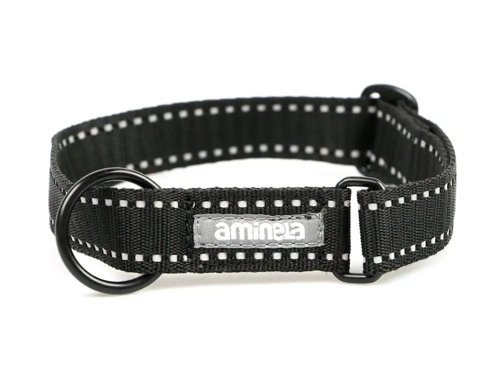Aminela klasik obojek nepodšitý Sport & City malá plemena 16mm/25-40cm černá Cenová Bomba