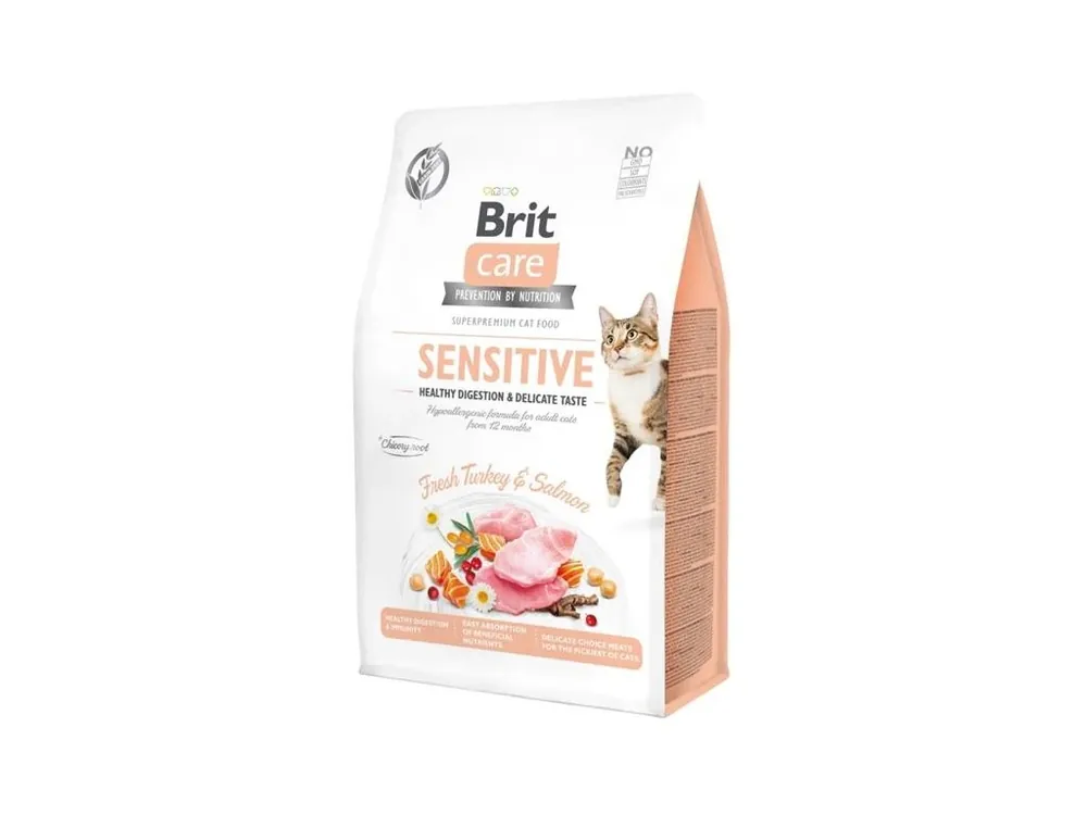 Expresní Doručení Brit Care Cat Grain-Free Sensitive Healthy Digestion & Delicate Taste 0,4 kg
