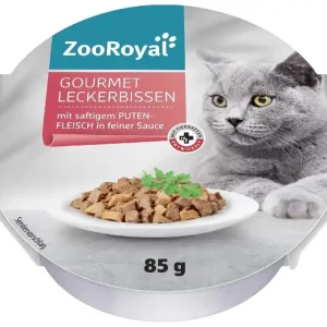 ZooRoyal Gourmet miska kousky šťavnatého krůtího masa v jemné omáčce, 85 g Kup Teď