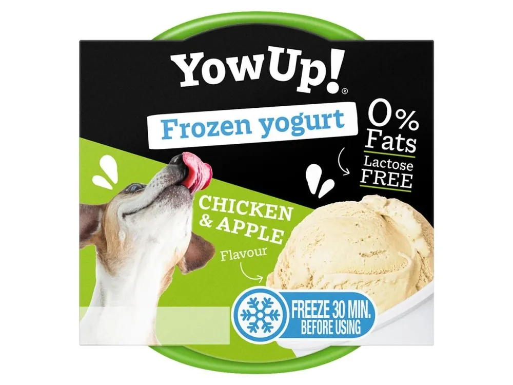 Jen Po Omezenou Doba YOWUP Frozen Yoghurt - zmrzlinový jogurt s příchutí kuřete a jablka 110 g