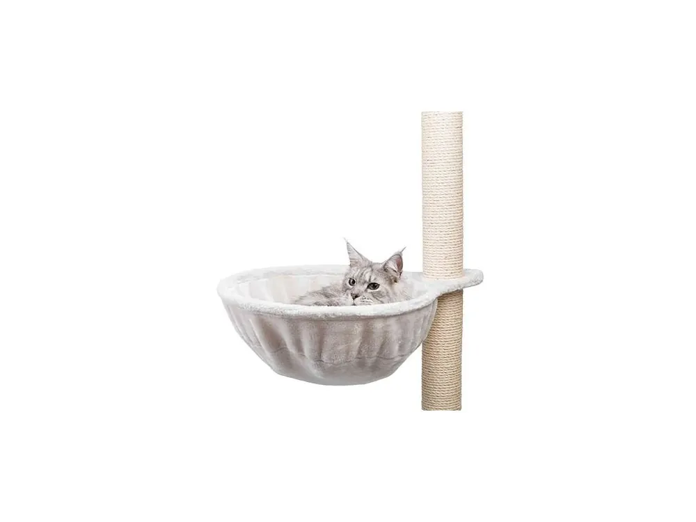 Náhradní odpočívadlo, plyšové lehátko XXL 45 cm max do 9 kg, světle šedé Expresní Doručení