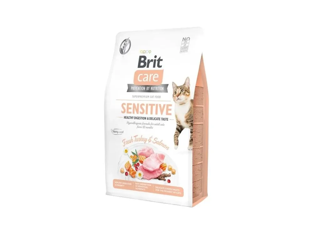 Omezená Nabídka Brit Care Cat Grain-Free Sensitive Healthy Digestion & Delicate Taste 2 kg