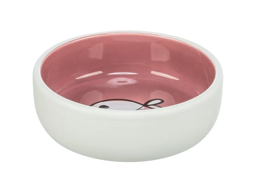 Akční Cena Keramická miska pro kočky, s glazurou 0,3 l/13 cm, různé motivy a barvy