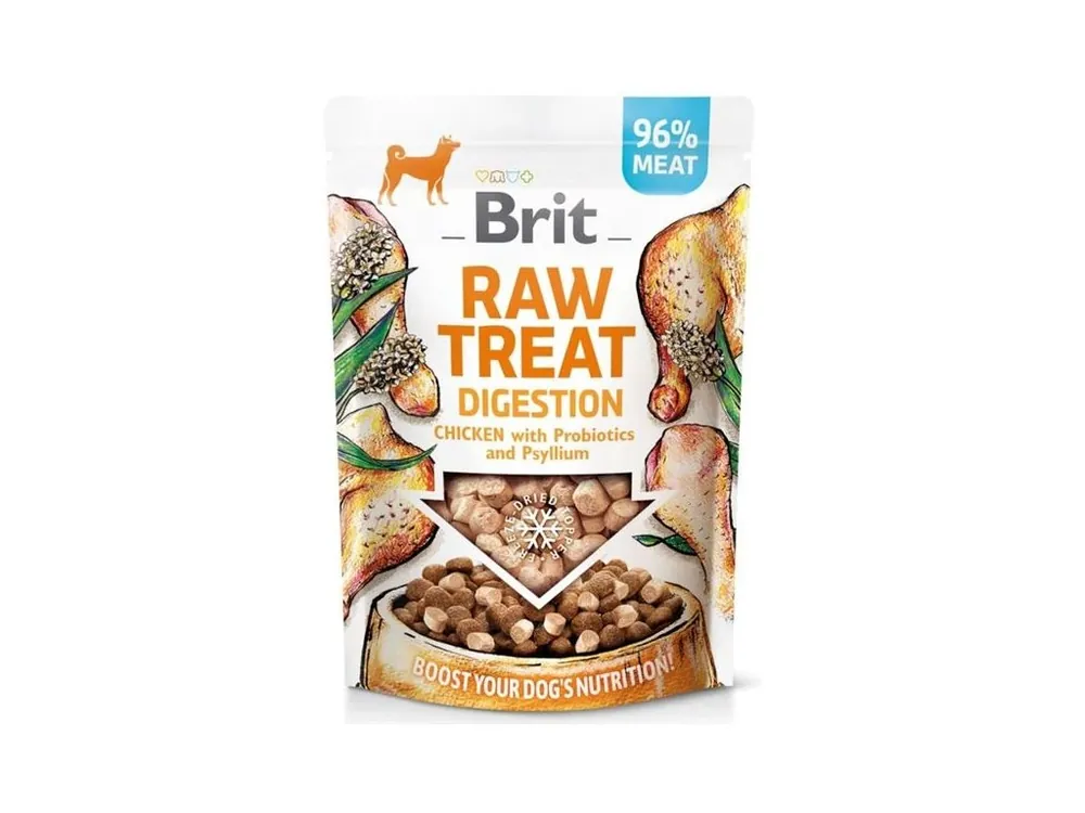 Brit Raw Treat Dog Digestion Freeze-dried treat and topper Chicken 40 g Hit Sezóny