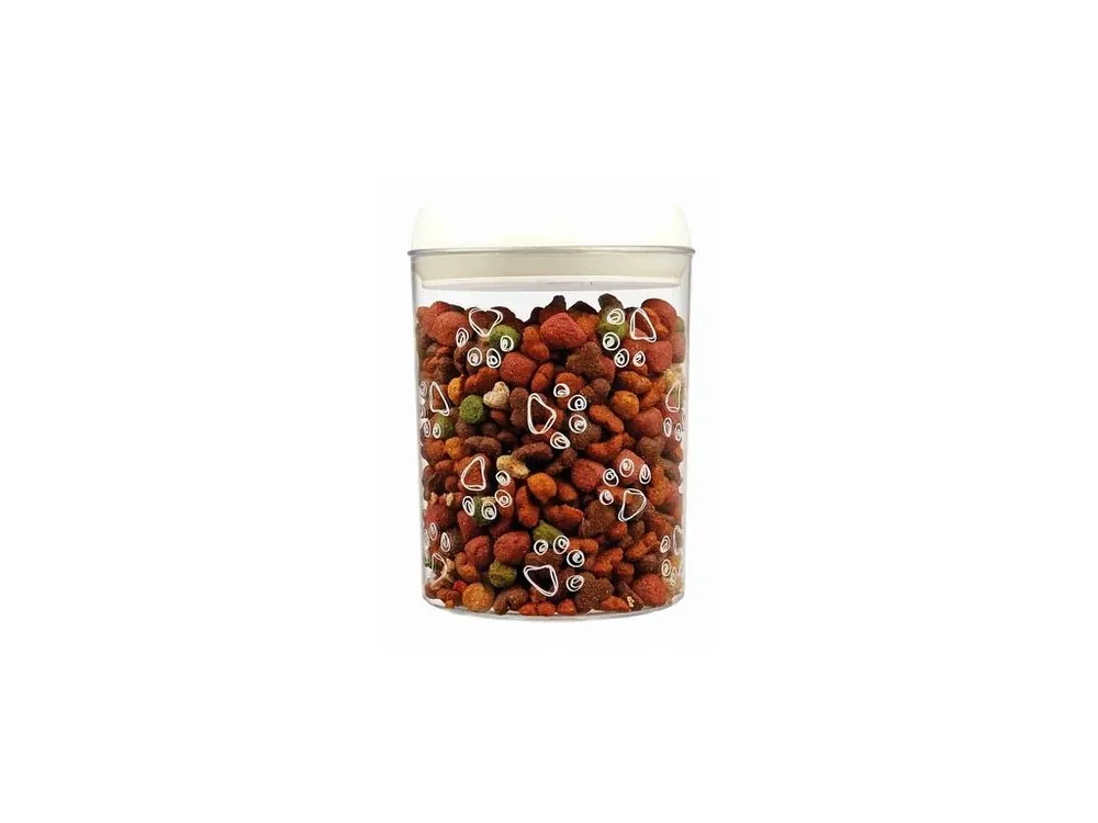 Oblíbený Plastový zásobník na krmivo a pamlsky 1,5 l / ø 12 × 17,5 cm transparentní