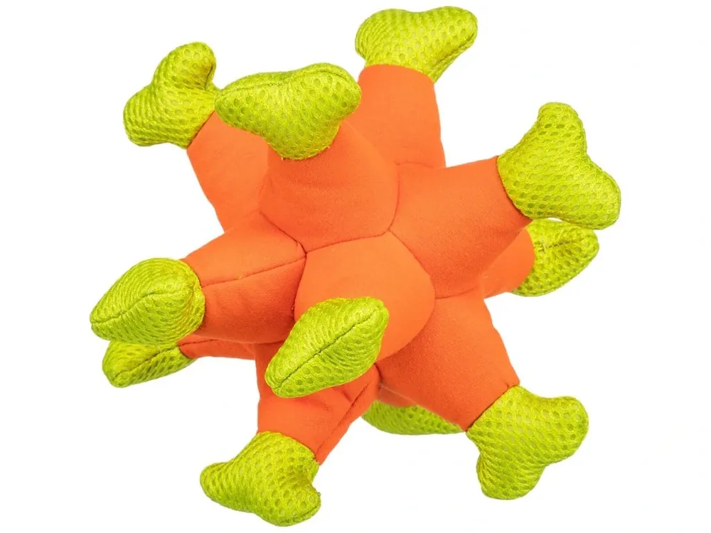 Vrácení Zdarma Aqua Toy mořský ježek, plovoucí hračka do vody, 24 cm, oranžová/zelená