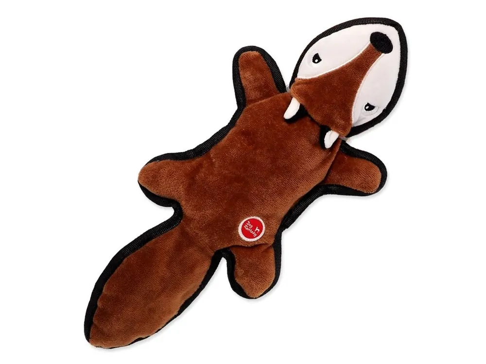 Hračka Dog Fantasy Recycled Toy liška pískací se šustícím ocasem 39 cm Super Cena