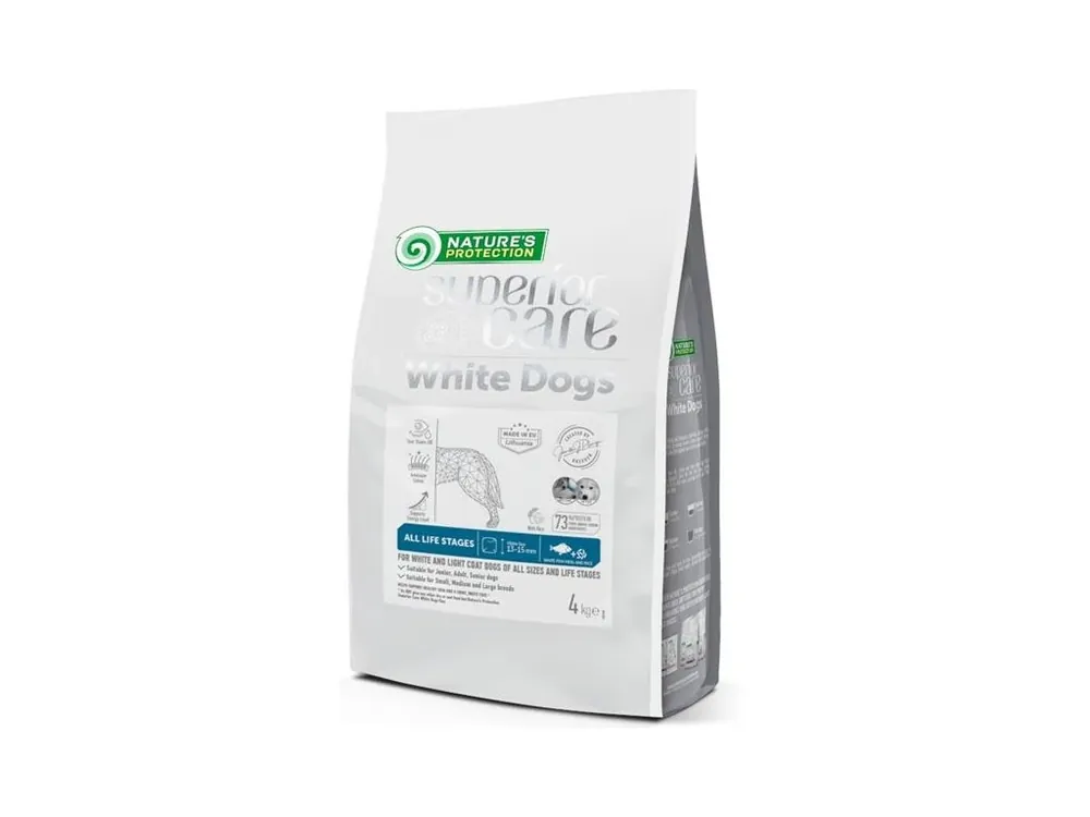 Nature‘s Protection Superior Care Dog Dry White Dogs White Fish 4 kg Tovární Cena
