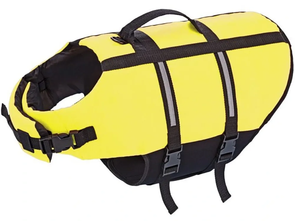Akční Nabídka Nobby Elen záchranná plovací vesta pro psa neon žlutá (vel. L-40 cm)