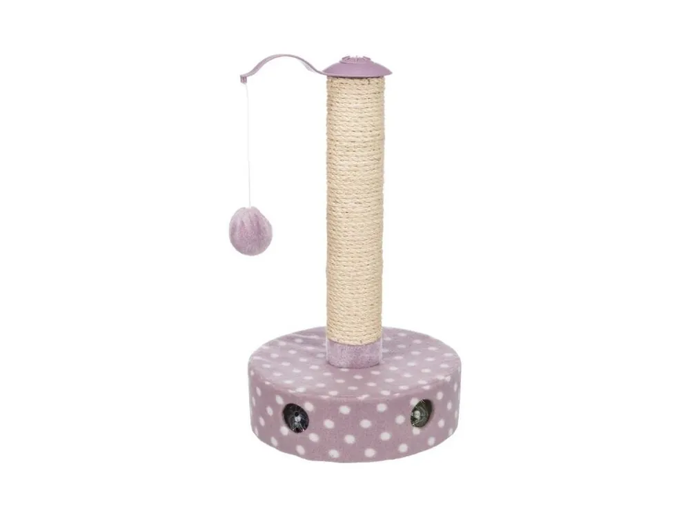 JUNIOR škrabadlo pro koťata ø 26 cm/ 47 cm, fleece/sisal, světlá lila Koupit Online