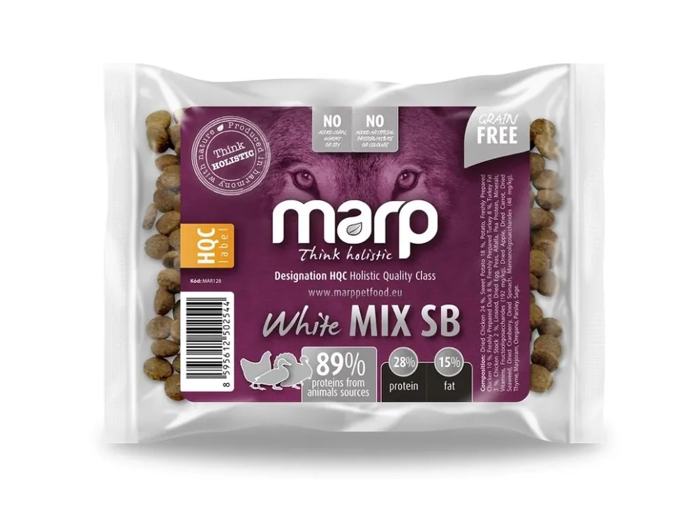 Marp Holistic White Mix SB - pro malá plemena bez obilovin vzorek 70g Hit Sezóny