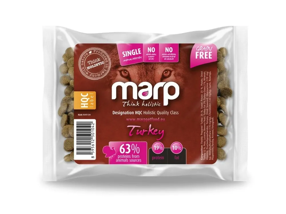 Nejprodávanější Marp Holistic Turkey S&L - krůtí senior&light bez obilovin vzorek 70g