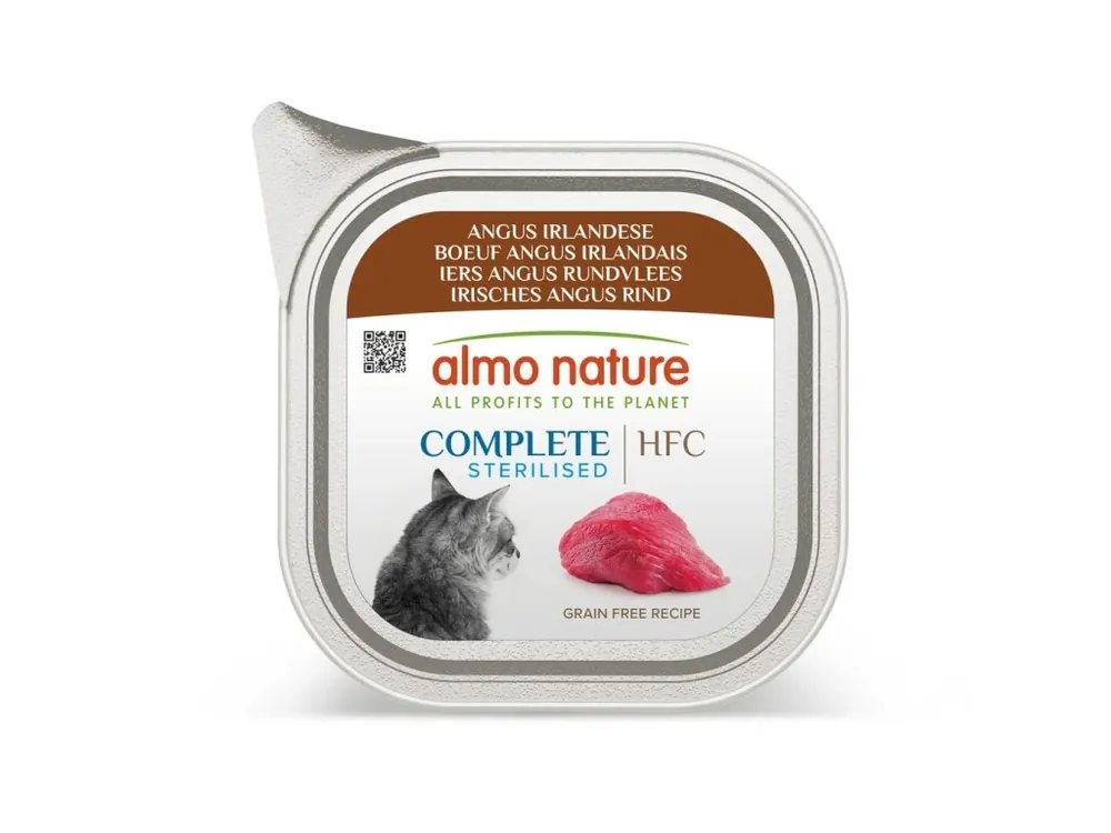 Almo Nature HFC Complete Sterilized - hovězí pro kastrované kočky 85g Bezpečná Platba