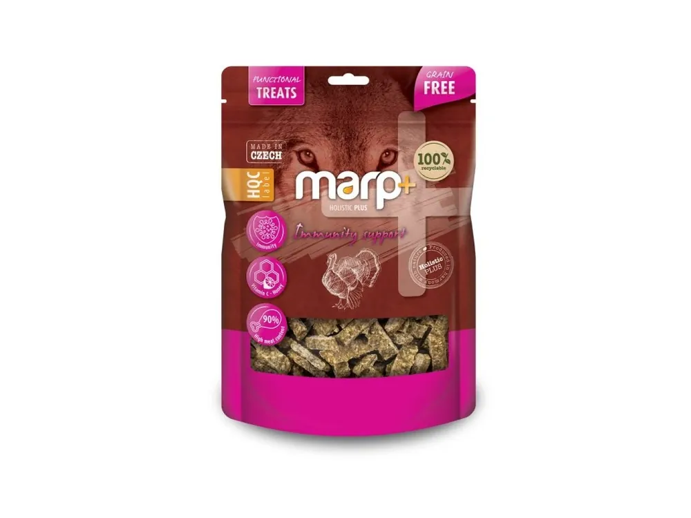 Expresní Doručení Marp Holistic Plus – funkční pamlsky na podporu imunity pro psy 80 g