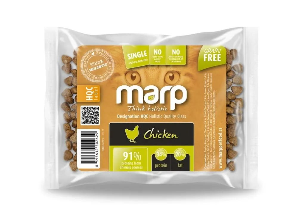 Marp Holistic Chicken CAT - kuřecí bez obilovin pro kočky vzorek 70 g Hit Sezóny