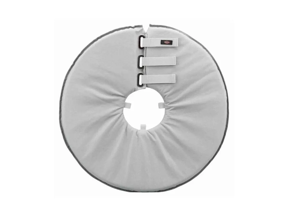 Ochranný měkký límec "disk", L 46-49 cm/24 cm, polyester/pěna, šedá Akční Cena